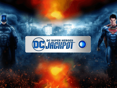 DC Super Heroes Jackpot Logo