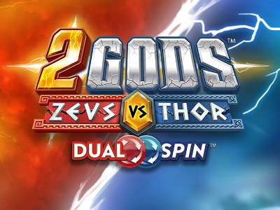 2 Gods Zeus vs Thor Slot Logo