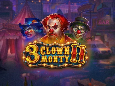 3 Clown Monty 2 Slot Logo