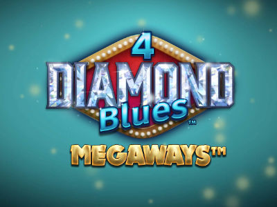 4 Diamond Blues Megaways Slot Logo