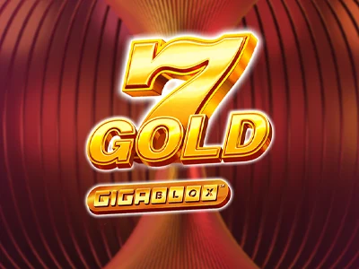 7 Gold Gigablox Slot Logo