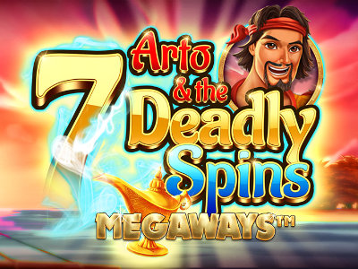 Arto and the Seven Deadly Spins Megaways Slot Logo