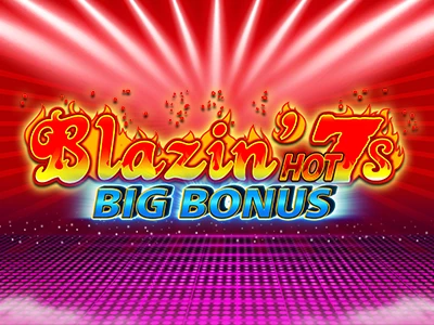 Blazin Hot 7s Big Bonus Slot Logo