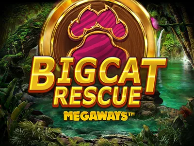 Big Cat Rescue Megaways Slot Logo