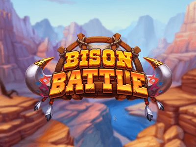 Bison Battle Slot Logo