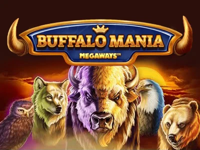 Buffalo Mania Megaways Slot Logo