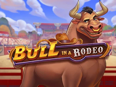 Bull in a Rodeo Slot Logo
