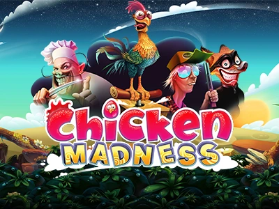 Chicken Madness Slot Logo