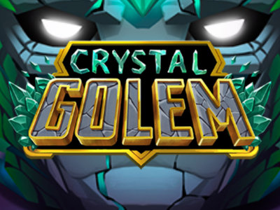 Crystal Golem Slot Logo