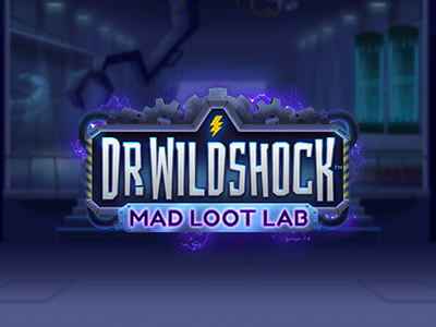 Dr Wildshock: Mad Loot Lab Slot Logo