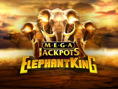 Elephant King MegaJackpots Slot Logo