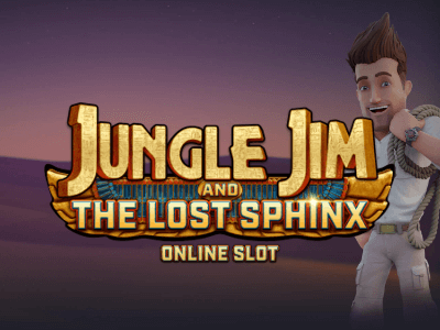 Jungle Jim and the Lost Sphinx Slot Logo