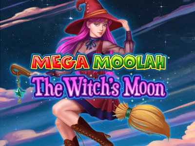 Mega Moolah: The Witch's Moon Slot Logo