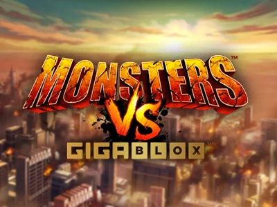 Monsters vs Gigablox Slot Logo