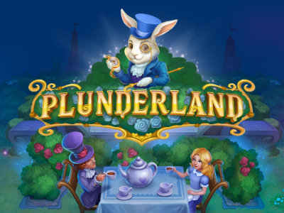 Plunderland Slot Logo
