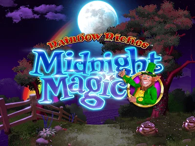 Rainbow Riches: Midnight Magic Slot Logo