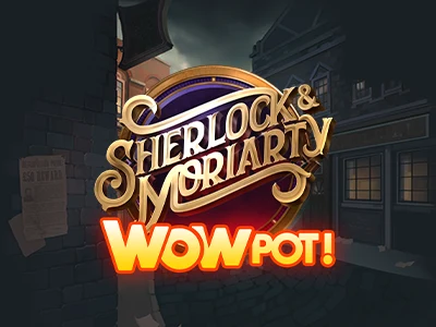 ﻿Sherlock and Moriarty WowPot Slot Logo