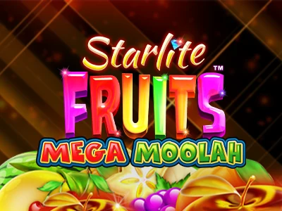 Starlite Fruits Mega Moolah Slot Logo