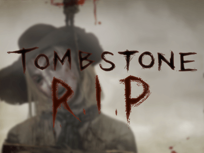 Tombstone RIP Slot Logo