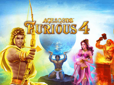 Age of the Gods: Furious 4 Slot Logo
