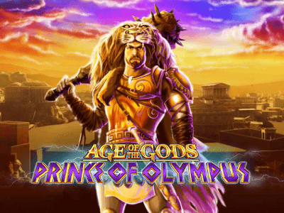 Age of the Gods: Prince of Olympus Slot Logo