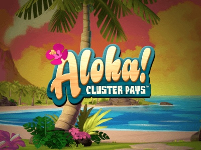 Aloha! Cluster Pays Slot Logo