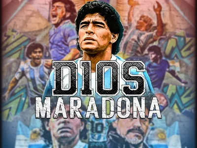 D10S Maradona Slot Logo