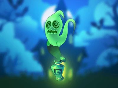 Ghost Glyph - Green Ghost Urn