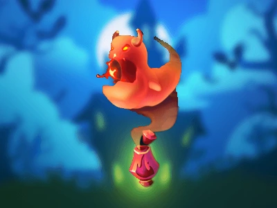 Ghost Glyph - Red Ghost Urn