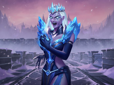 Merlin and the Ice Queen Morgana - Morgana