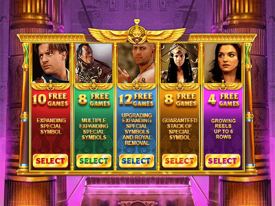 The Mummy: Books of Amun Ra - Five Free Spins