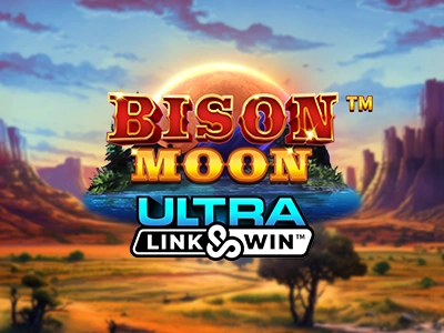 Bison Moon Ultra Link & Win Slot Logo