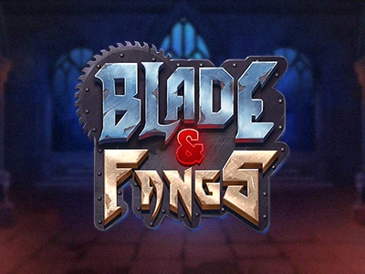Blade & Fangs Slot Logo
