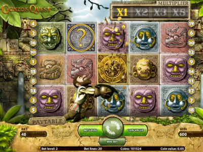 Gonzo's Quest - Free Fall Bonus