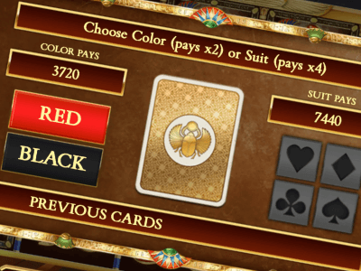 Legacy of Dead - Gamble feature