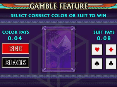 Mega Moolah Goddess - Gamble Feature