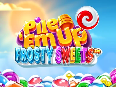 Pile 'Em Up Frosty Sweets Slot Logo