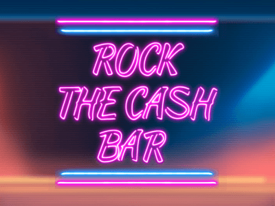 Rock the Cash Bar Slot Logo