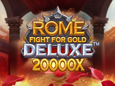 Rome: Fight For Gold Deluxe Slot Logo