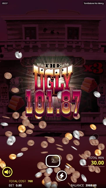 Tombstone No Mercy slot big win