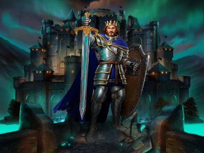 King Arthur Slots Series Logo