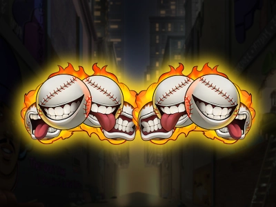 12 Burning Baseballs - Blazing Train