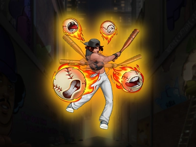 12 Burning Baseballs - Home Run Spins