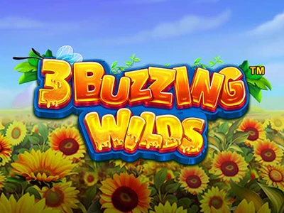 3 Buzzing Wilds Slot Logo