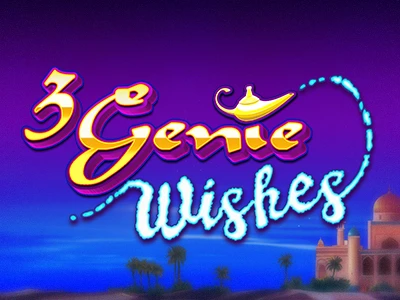 3 Genie Wishes Slot Logo