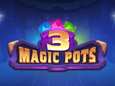 3 Magic Pots Slot Logo