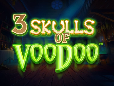 3 Skulls of Voodoo Slot Logo