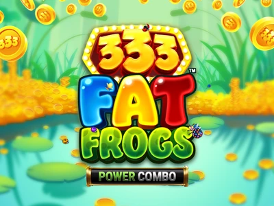 333 Fat Frogs Slot Logo