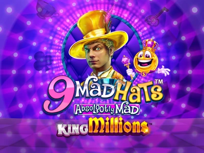 9 Mad Hats Slot Logo
