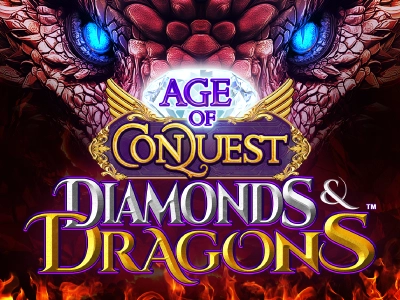 Age of Conquest Diamonds & Dragons Slot Logo